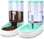 Meikuler Automatic Dog Cat Feeder and Water Dispenser Set, Waterer and Gravity by Meikuler