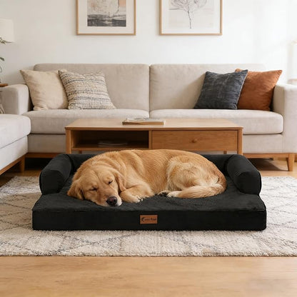 Orthopedic XXL Dog Beds, Waterproof Egg Crate Foam Big Pet Bed - Image 9