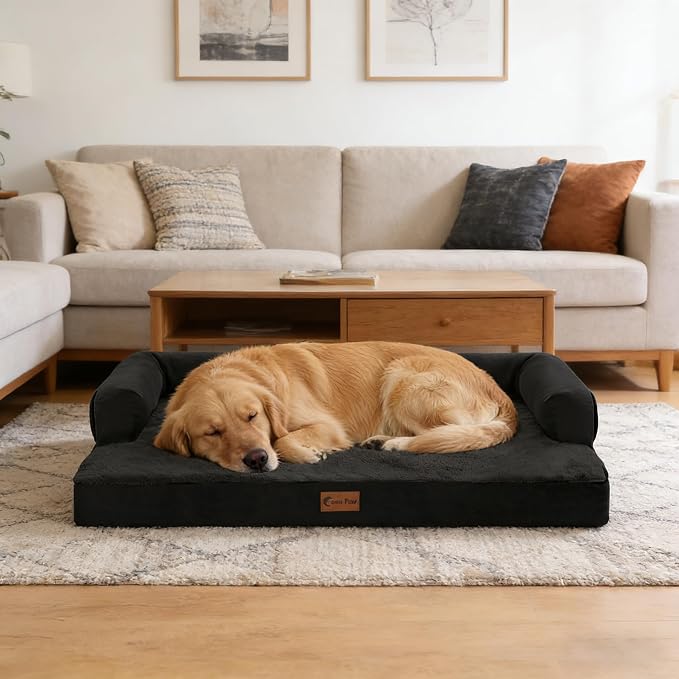 Orthopedic Dog Beds for Large Sized Dogs, Waterproof Egg Crate Foam Large Dog - Image 9