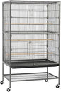 Topeakmart Wrought Iron Large Flight Parrot Bird Cage by Topeakmart