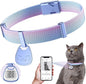 Cat Collar with QR Code Name Tag, Breakaway Kitten Collar by typecase