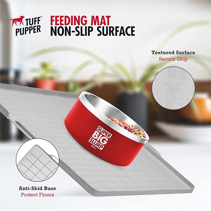 Tuff Pupper 28x20 Large Dog Feeding Mat - Image 4