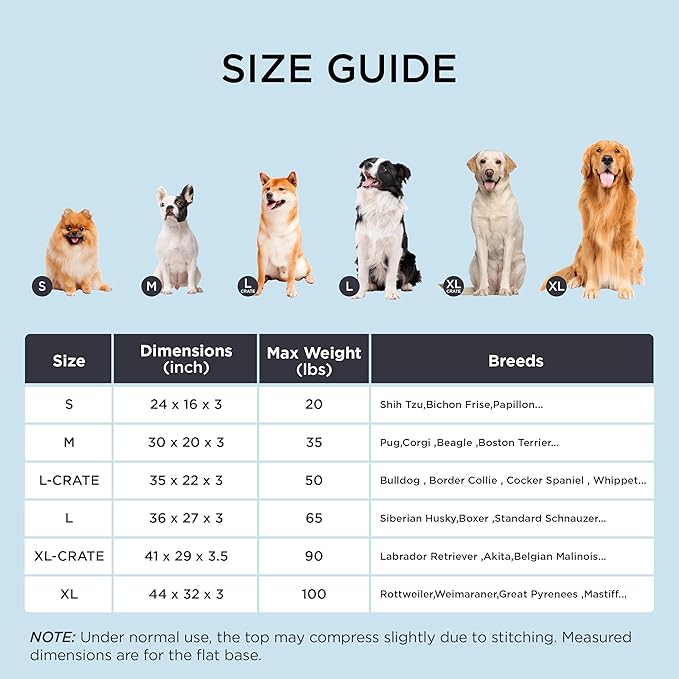 Bedsure Cooling Dog Bed Large Sized Dog - Image 7
