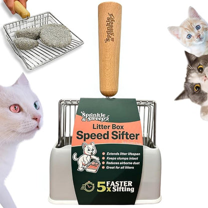 Sprinkle & Sweep Metal Cat Litter Scoop by SprinkleSweep