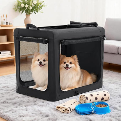Dog Travel Crate 36 Inch, Portable Soft-Sided Travel Carriers - Image 2