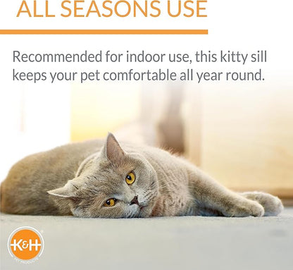 K&H Pet Products Bolster Kitty Sill Cat Window Perch Bed - Image 6