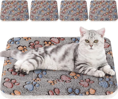 Tuanse 4 Pack Ultra Soft Dog Cat Bed Mat Small Animal Guinea Pig Bed by Tuanse