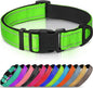 Joytale Reflective Dog Collar, Soft Neoprene Padded, Metal D-Ring, Nylon Pet by Joytale