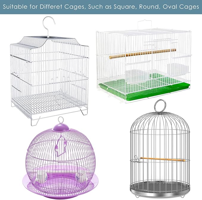 Bissap Bird Cage Seed Catcher, Universal Birdcage Net Nylon Adjustable Elastic - Image 7
