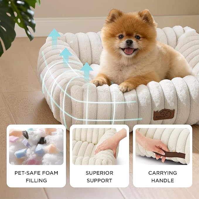 Bedsure ComfyFleece™ Cute Dog Bed Medium Size Dog - Image 3