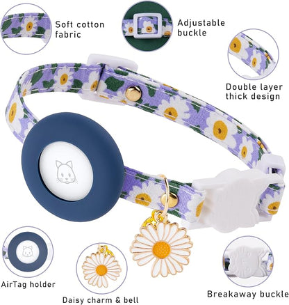 Airtag Cat Collar, JXFUKAL Kitten Collar Breakaway - Image 2
