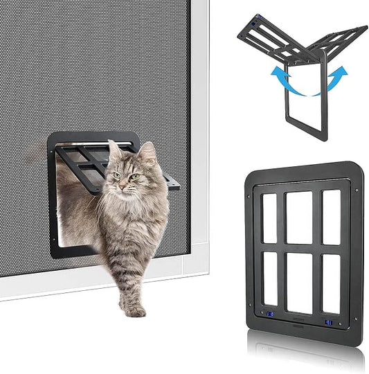 PETLESO Small Pet Door for Screen & Sliding Doors by PETLESO
