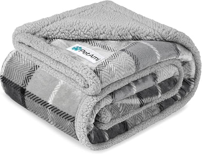 PetAmi Waterproof Dog Blanket for Small Medium Dog Puppy Cat Throw for Couch by PetAmi