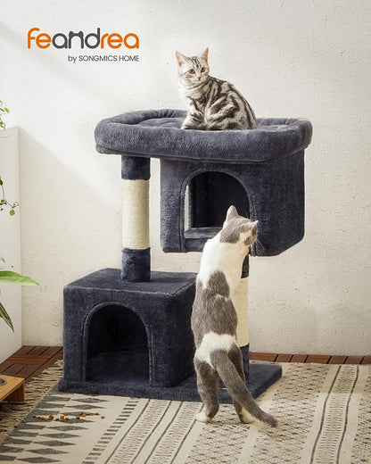 Feandrea Cat Tree, 33.1-Inch Cat Tower, Plush Condo - Image 2