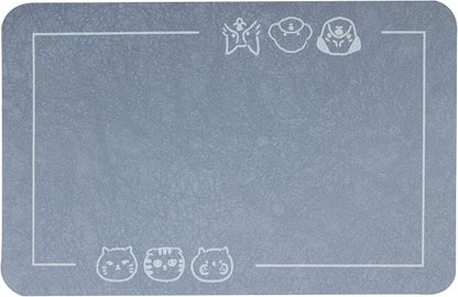 YCT Cat Pet Food Mat, Non-Slip Bottom Absorbent Quick Dry Feeding Mat - Image 2