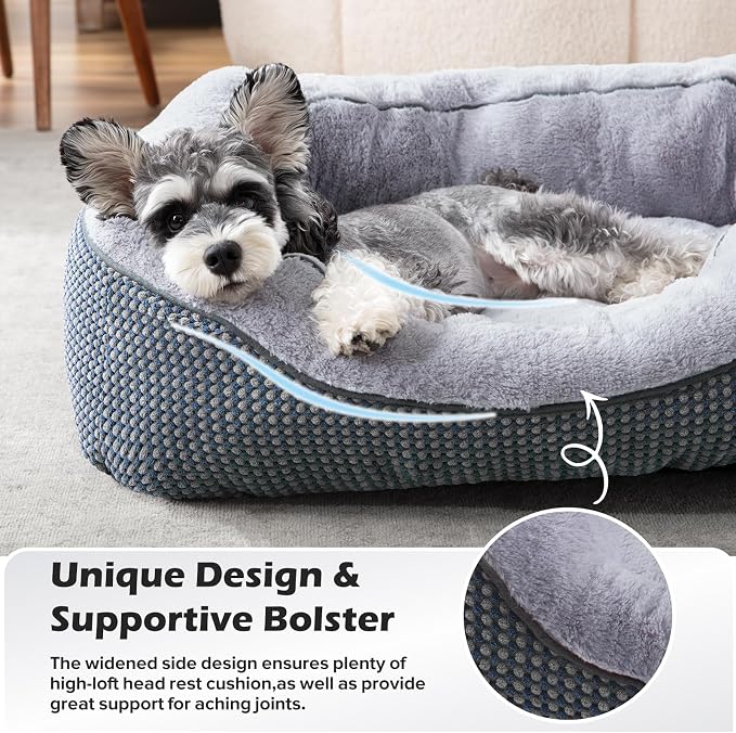 INVENHO Large Dog Beds Large Sized, Washable Orthopedic Warming Soft Sleeping - Image 4