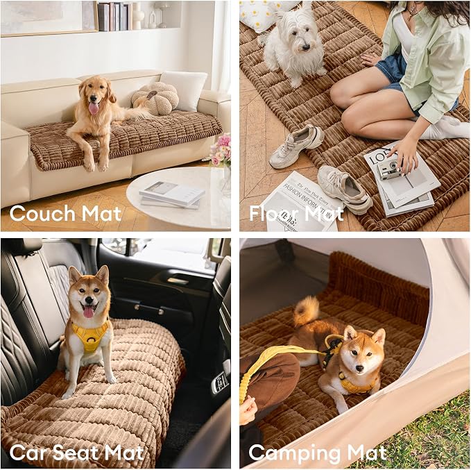 FUNNY FUZZY Pet Couch Covers for Sofa, Washable Dog Couch Cover Protector for - Image 3