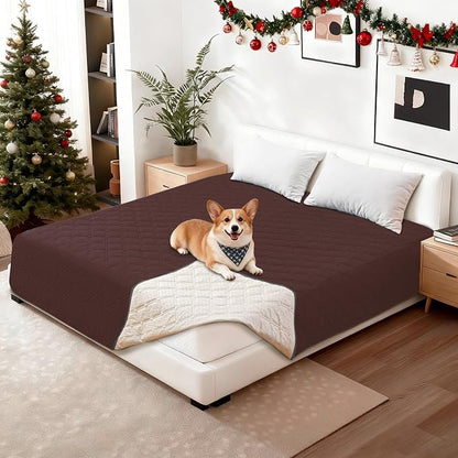 Waterproof Dog Bed Cover, Non-Slip Dog Blanket by CYCMACOHOME