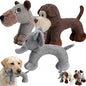 Linen Safari Companions, Squeaky Dog Chew Animals, by Unknown