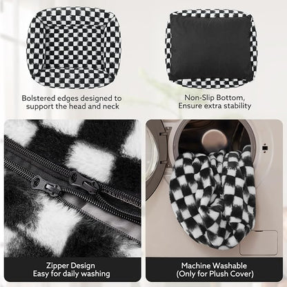 JOEJOY Small Dog Bed for Small Dogs, Rectangle Washable Orthopedic Corduroy - Image 4