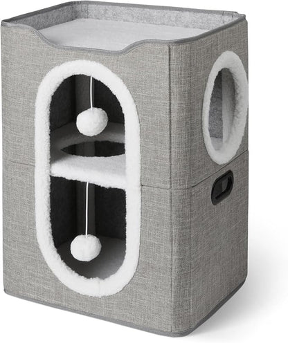 Amazon Basics 2-Cube Cat House by AmazonBasics