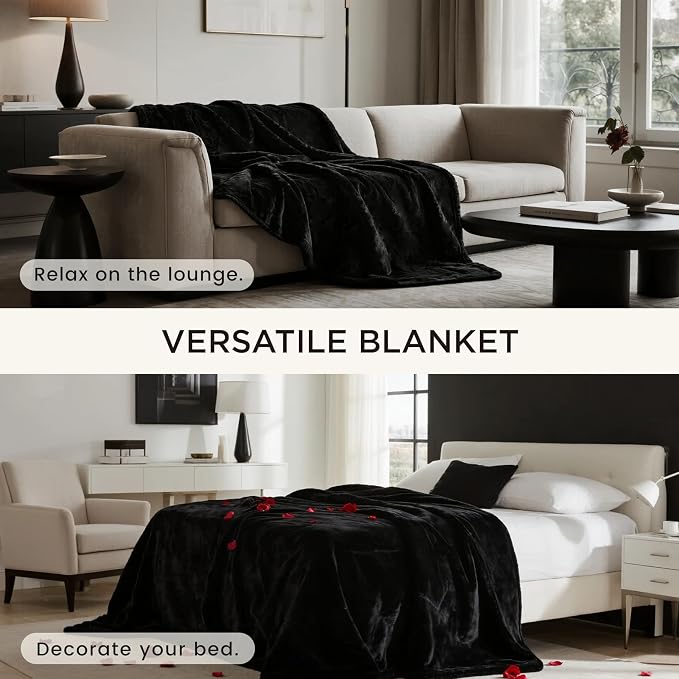 gogobunny Waterproof Bed Blanket, Reversible Sherpa Fleece Throw Blanket - Image 7