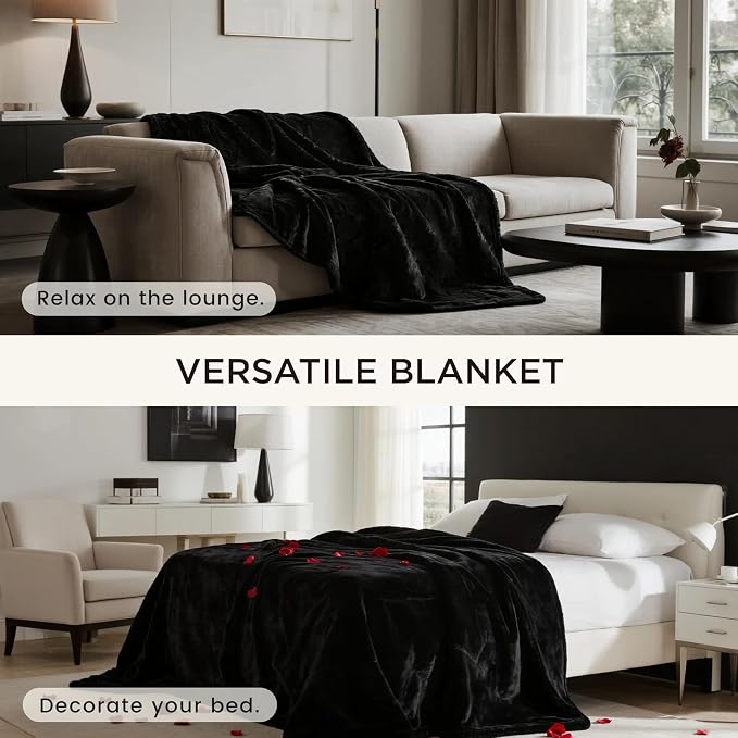gogobunny Waterproof Bed Blanket, Reversible Sherpa Fleece Throw Blanket - Image 4