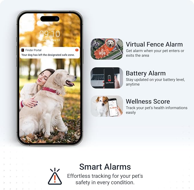 PAJ GPS Dog Tracker - 4G Real-Time Tracking & Runaway Alerts - Waterproof - Image 11