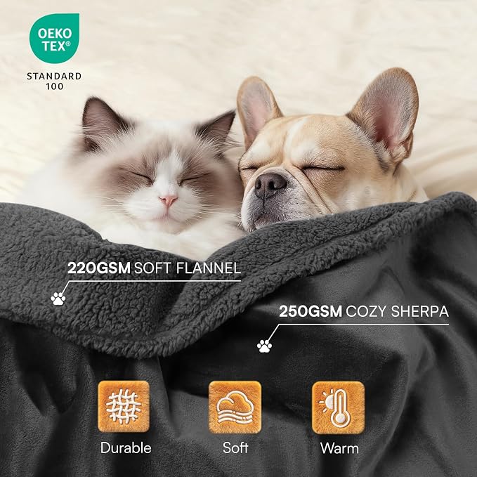 Waterproof Pet Blanket, Liquid Pee Proof Dog Blanket - Image 3
