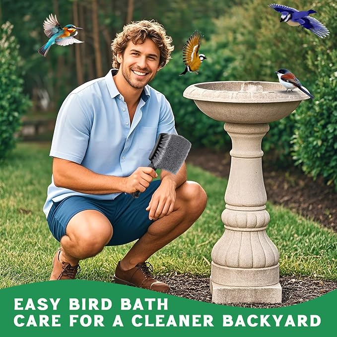 2 Pack Brush for Bird Baths, Bird Bath Cleaner - Image 7