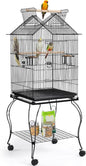 Yaheetech 57-Inch Rolling Open Top Roof Bird Cage by Yaheetech