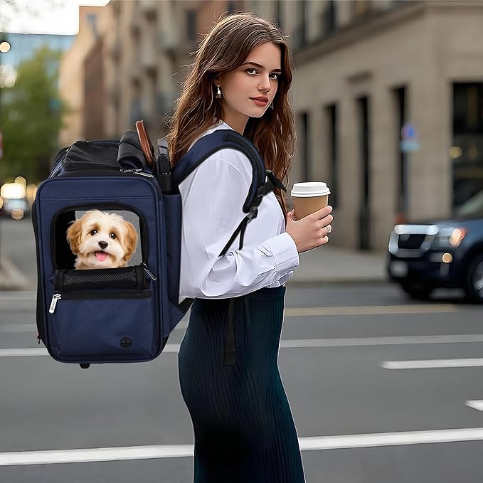 EliteField Deluxe Backpack Pet Carrier, Travel Soft-Sided Carrier Bag by EliteField