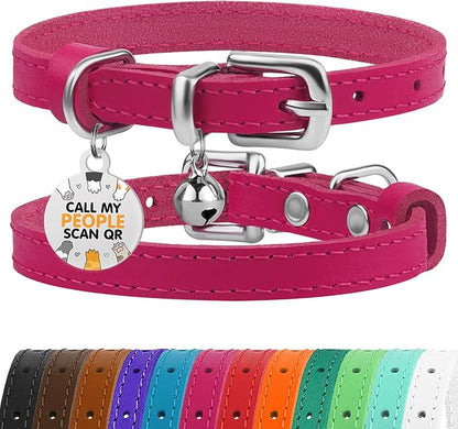 BRONZEDOG Leather Cat Collar by BRONZEDOG