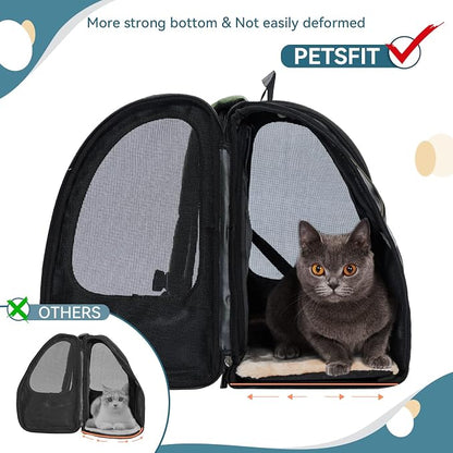 Petsfit Cat Backpack Carrier, Dog Carrier Backpacks Expandable - Image 3