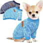 2 Pcs Dog Sweaters for Small Dogs Girl Boy Winter Fleece Clothes Warm Soft Dog by BAOBICUTE
