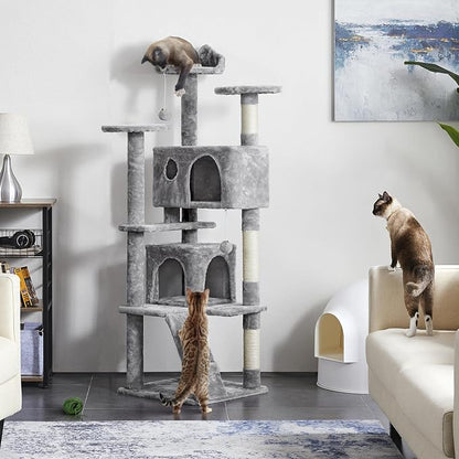 Yaheetech 62in Cat Tree Cat Tower - Image 3