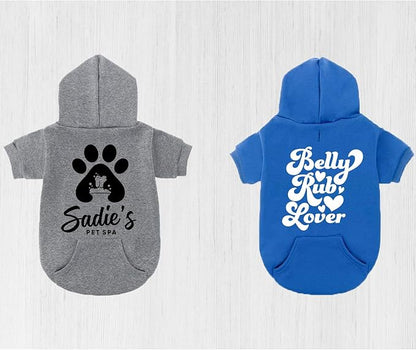 Personalized Name Dog Hoodie, Print Hoodies Pets Name, Custom Pet Memorial - Image 4