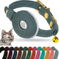 OOPSDOGGY Reflective Leather AirTag Cat Collar by OOPSDOGGY