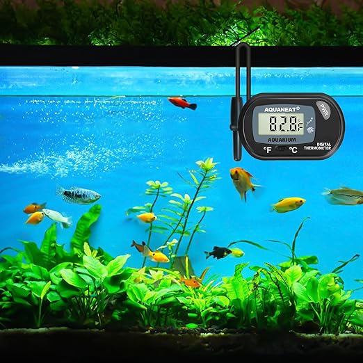 AQUANEAT 2 Pack Aquarium Thermometer, Fish Tank Thermometer, Digital - Image 5