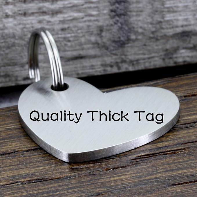 Ultra Joys Dog ID Tag, Custom Dog Tag Personalized Cat Tag, Pet ID Tag - Image 8