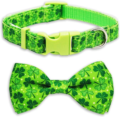 St. Patrick Day Dog Collar Adjustable Puppy Collar by PohshidoPet