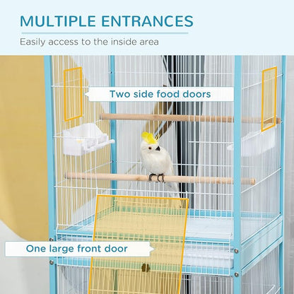 PawHut Large Bird Cage with 1.7 ft. Width - Image 4