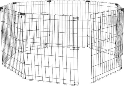 Amazon Basics Foldable Octagonal Metal Exercise Dog Playpen by AmazonBasics
