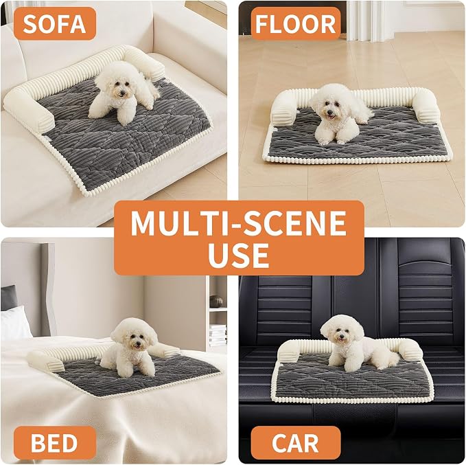 HAOMAIJIA Dog Couch Bed for Medium Dogs, Non Slip Pet Couch Covers for Sofa - Image 6