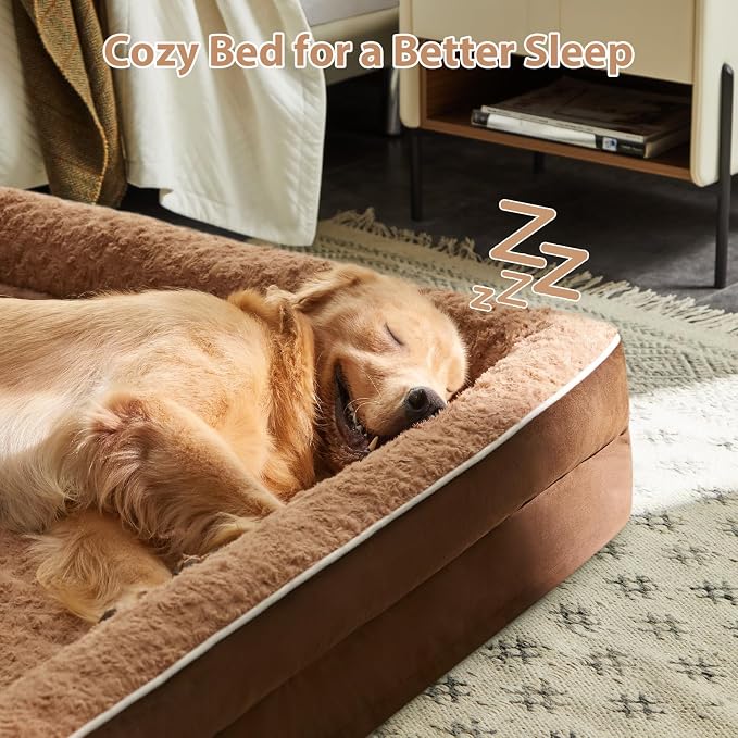 WNPETHOME Dog Beds for Large Sized Dogs, Washable Orthopedic Dog Couch Sofa Bed - Image 3