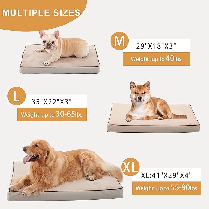 Orthopedic Memory Foam Dog Bed, Cooling Dog Beds - Image 6