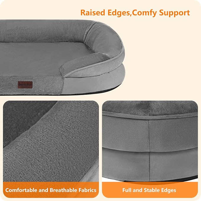 Dwanton Orthopedic Dog Bed for Extra Extra Large Dogs - Image 5