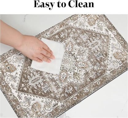 Dog Food Mats for Floors, Absorbent Dog Bowl Mat for Food and Water Dispenser - Image 7