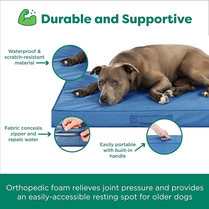 FurHaven Cooling Dog Bed – Medium Foam Mattress - Image 7