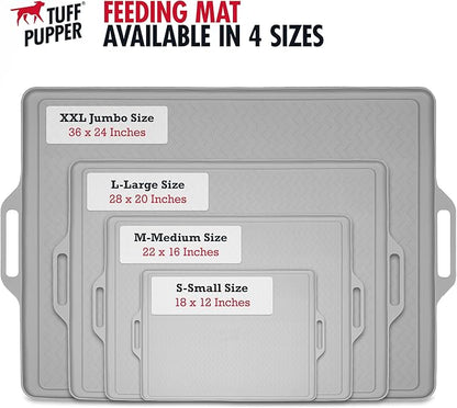 Tuff Pupper 22x16 Medium Dog Feeding Mat - Image 6